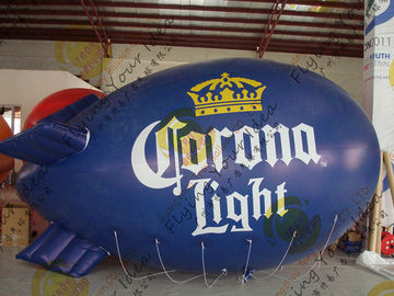 Durable Inflatable Helium Zeppelin , B1 Colorful Fireproof Inflatable Airship