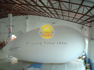 Fireproof Reusable Giant Advertising helium blimp / zeppelin Balloons with PVC