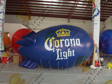 Durable Inflatable Helium Zeppelin , B1 Colorful Fireproof Inflatable Airship