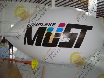 Durable Inflatable Helium Zeppelin , B1 Colorful Fireproof Inflatable Airship