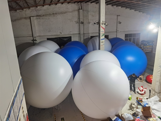 Ticaret Fuarı için Özel Boyutlu PVC Şişme Reklam Balonu 1m Dia