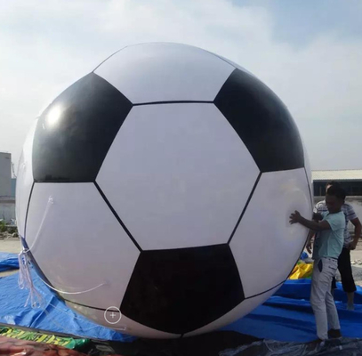 Tam Baskı ile Futbol Şekli Dev Reklam Şişme Helyum Balonu