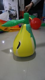 3 ft Şişme Armut Meyve Şekilli Balonlar Serigrafi ile EN71 ASTM