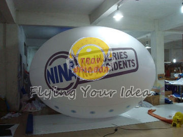 Dışarıdan Reklam için İyi Elastik İle Büyük İki Taraflı Dijital Baskılı Oval Balon